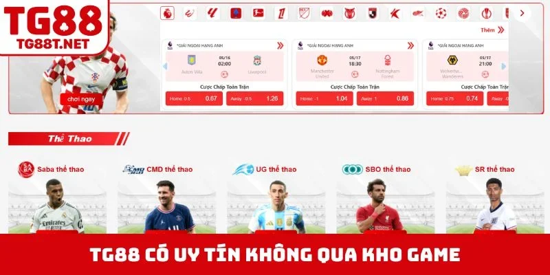 TG88 có uy tín không qua kho game